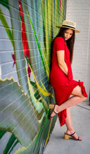 Load image into Gallery viewer, Deep Red Maxi Dress
